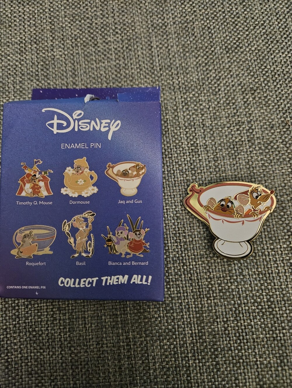 Disney Mice Enamel Pin- Cinderella